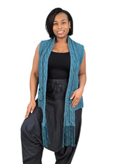 Zeena Cotton Fringe Vest